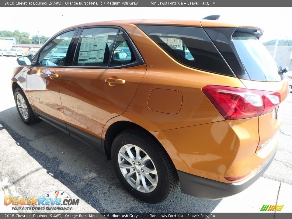 2018 Chevrolet Equinox LS AWD Orange Burst Metallic / Medium Ash Gray Photo #5