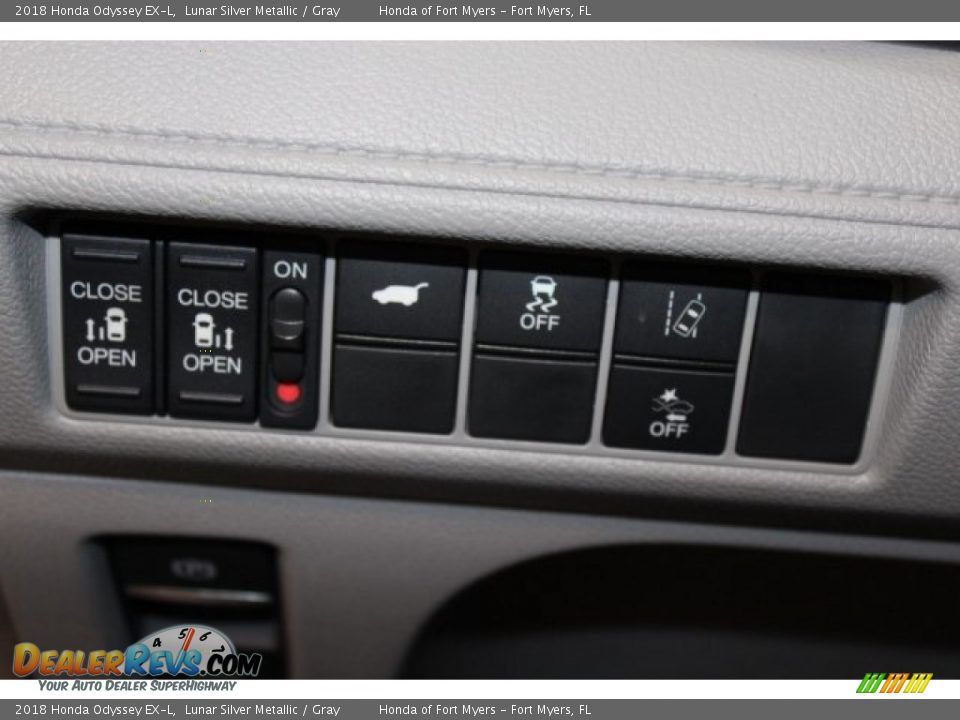 2018 Honda Odyssey EX-L Lunar Silver Metallic / Gray Photo #14