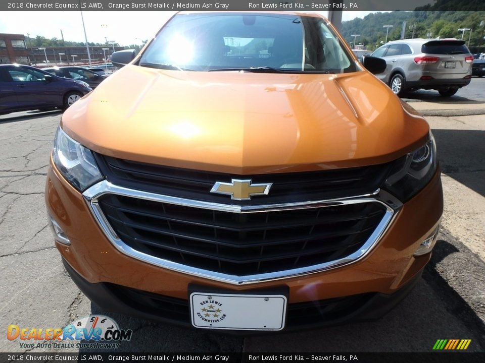 2018 Chevrolet Equinox LS AWD Orange Burst Metallic / Medium Ash Gray Photo #8