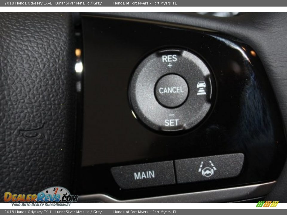 2018 Honda Odyssey EX-L Lunar Silver Metallic / Gray Photo #16