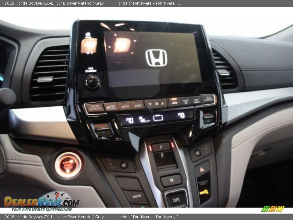 2018 Honda Odyssey EX-L Lunar Silver Metallic / Gray Photo #17
