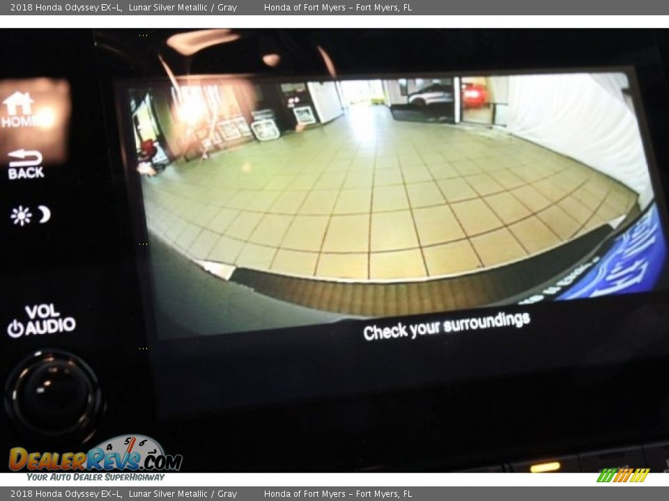 2018 Honda Odyssey EX-L Lunar Silver Metallic / Gray Photo #18