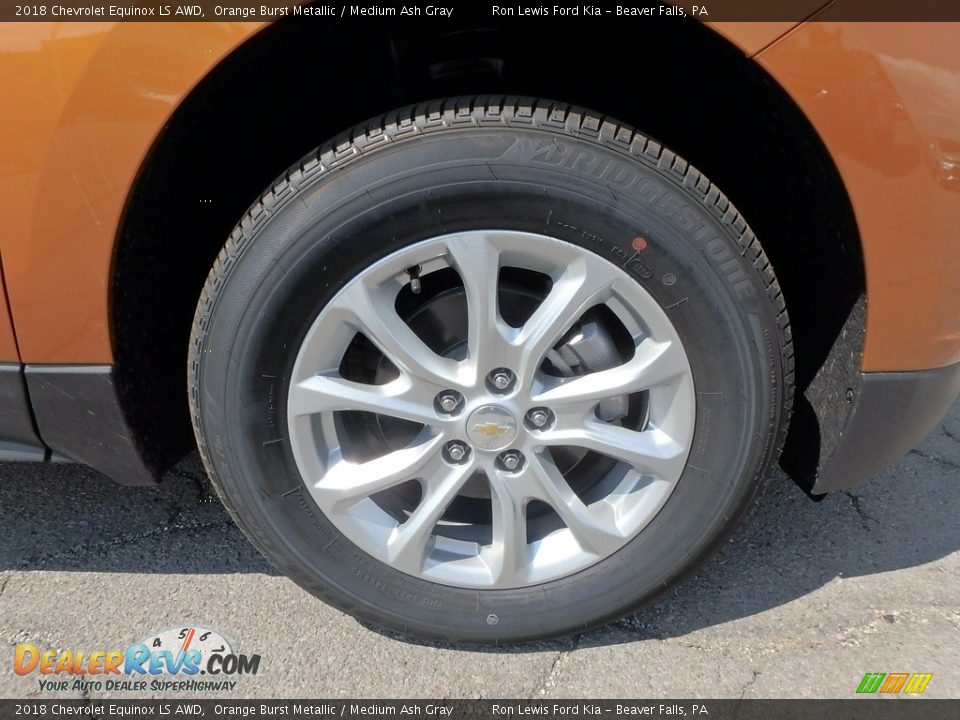 2018 Chevrolet Equinox LS AWD Orange Burst Metallic / Medium Ash Gray Photo #10