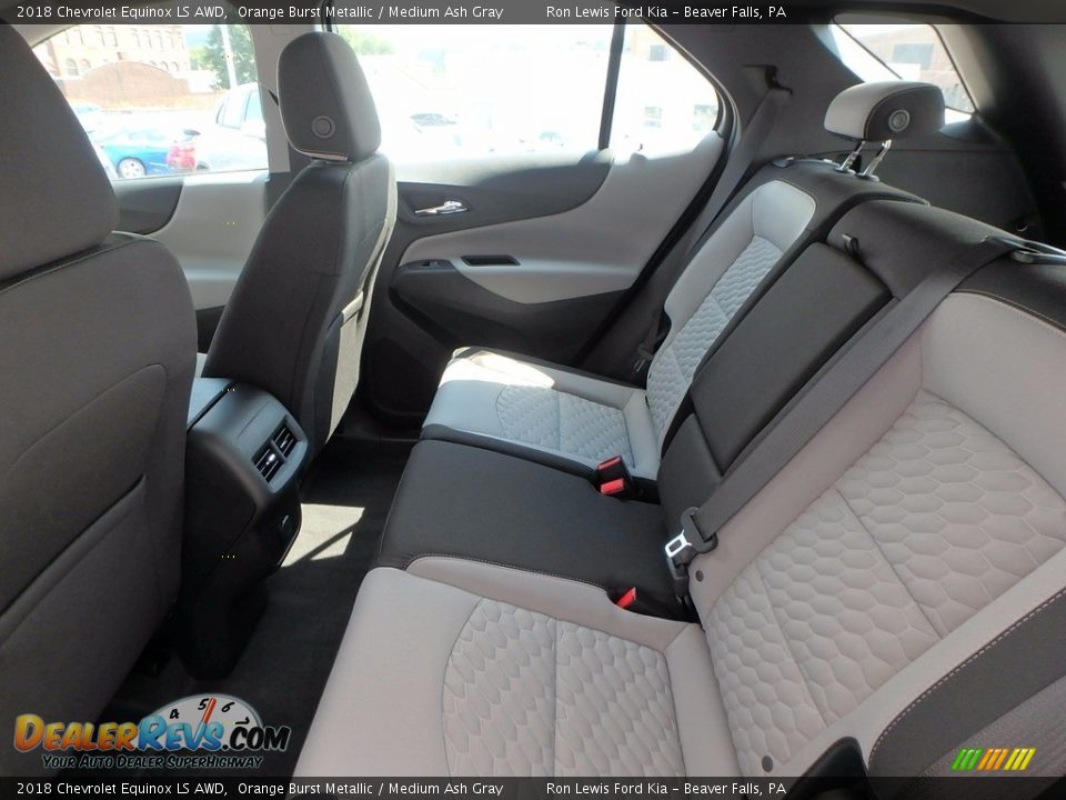 2018 Chevrolet Equinox LS AWD Orange Burst Metallic / Medium Ash Gray Photo #12