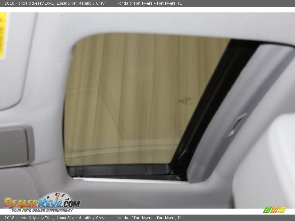 2018 Honda Odyssey EX-L Lunar Silver Metallic / Gray Photo #22