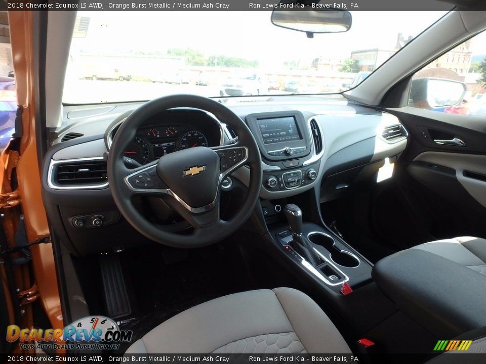 2018 Chevrolet Equinox LS AWD Orange Burst Metallic / Medium Ash Gray Photo #13