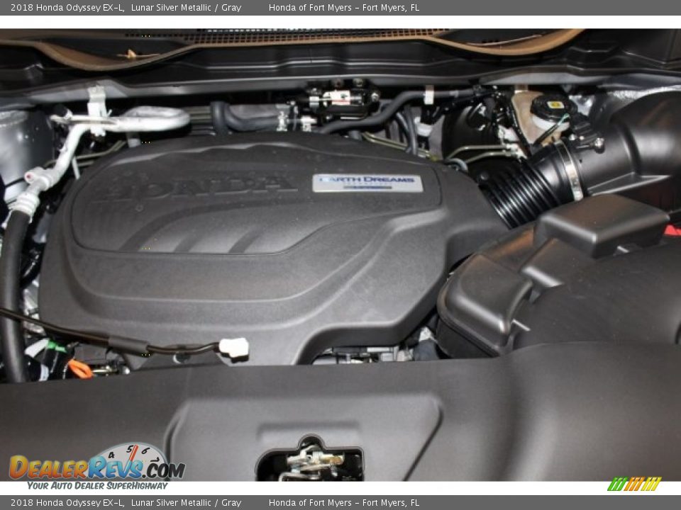 2018 Honda Odyssey EX-L Lunar Silver Metallic / Gray Photo #27