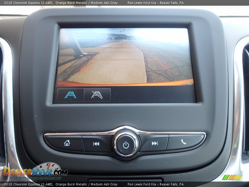 2018 Chevrolet Equinox LS AWD Orange Burst Metallic / Medium Ash Gray Photo #17
