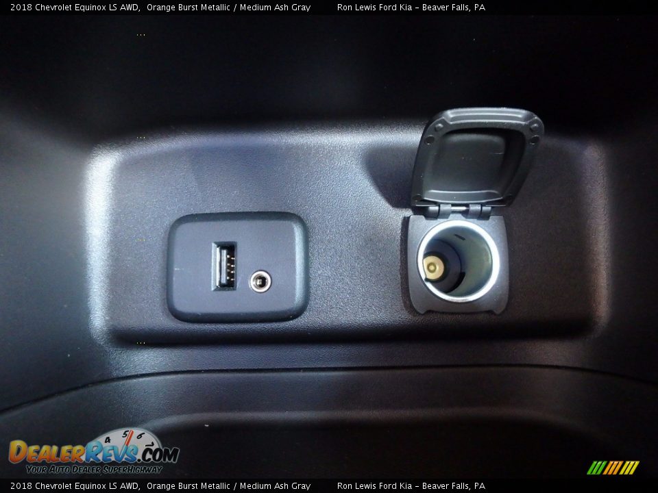 2018 Chevrolet Equinox LS AWD Orange Burst Metallic / Medium Ash Gray Photo #19