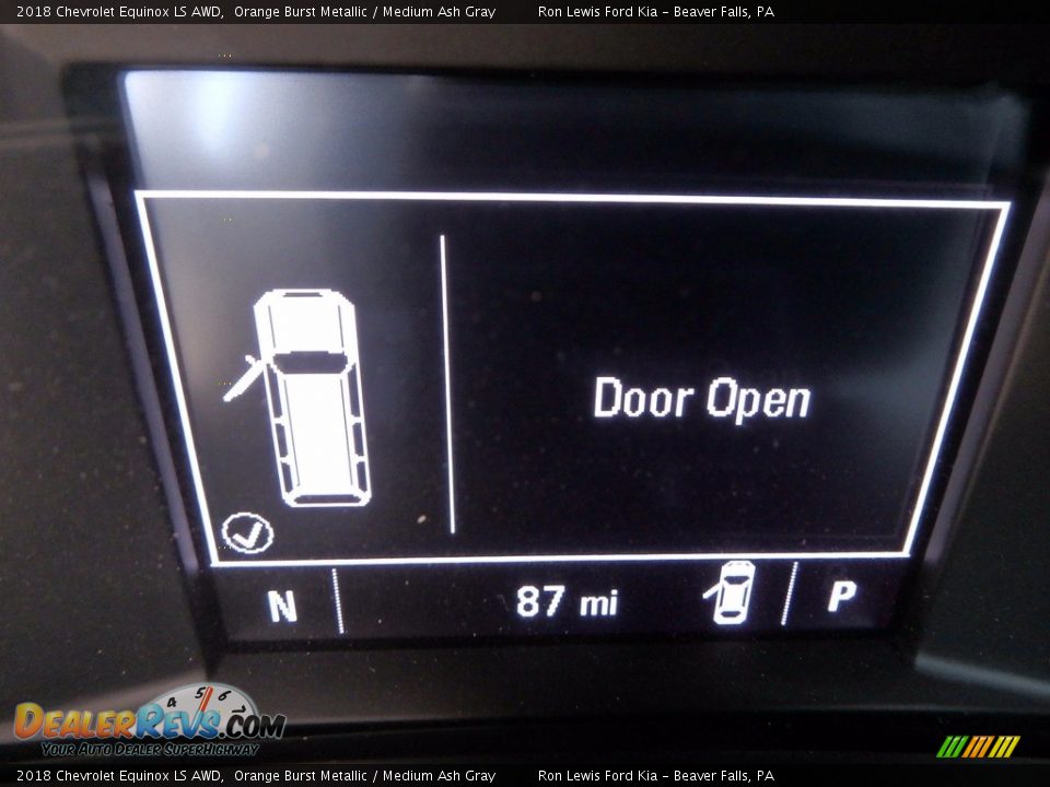 2018 Chevrolet Equinox LS AWD Orange Burst Metallic / Medium Ash Gray Photo #20