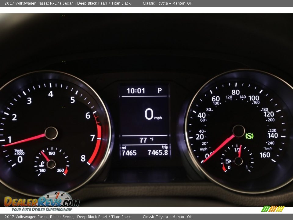 2017 Volkswagen Passat R-Line Sedan Gauges Photo #9