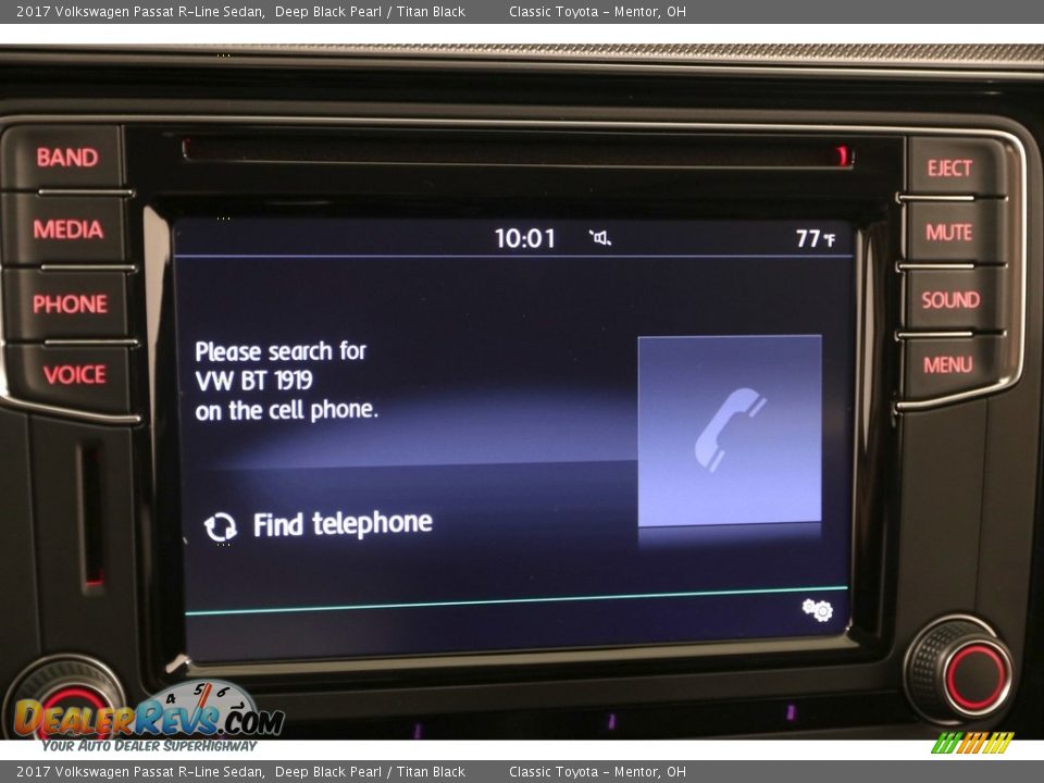 2017 Volkswagen Passat R-Line Sedan Deep Black Pearl / Titan Black Photo #12