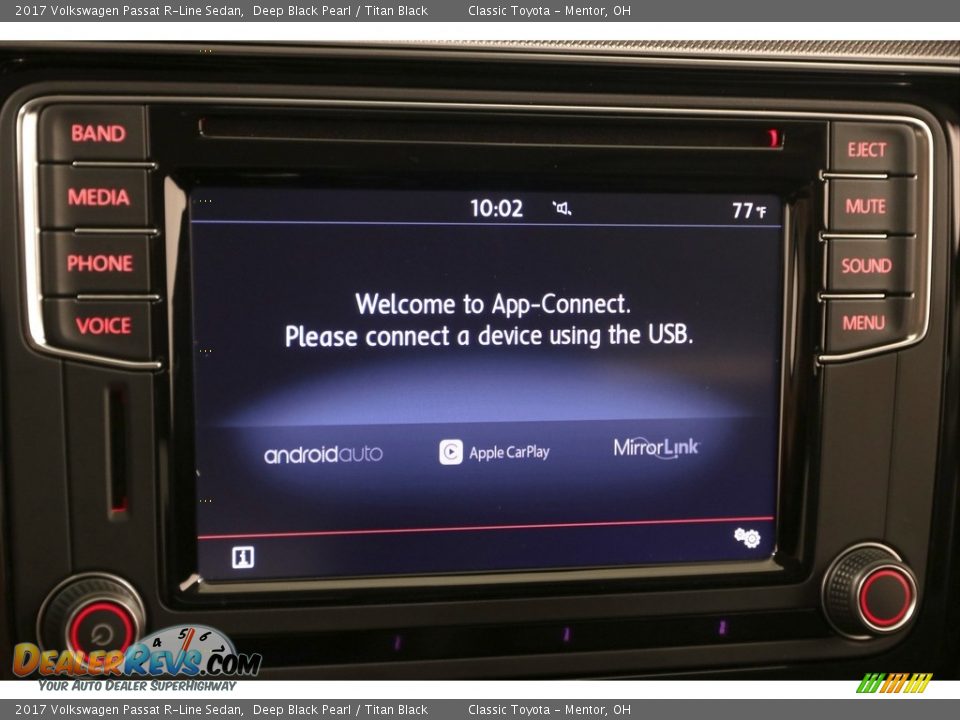 2017 Volkswagen Passat R-Line Sedan Deep Black Pearl / Titan Black Photo #13