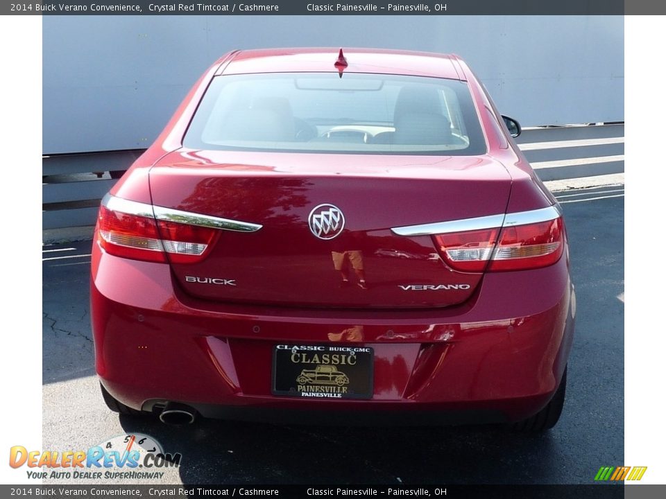 2014 Buick Verano Convenience Crystal Red Tintcoat / Cashmere Photo #3