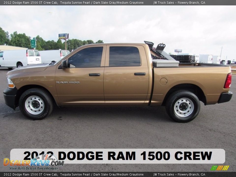 2012 Dodge Ram 1500 ST Crew Cab Tequila Sunrise Pearl / Dark Slate Gray/Medium Graystone Photo #2