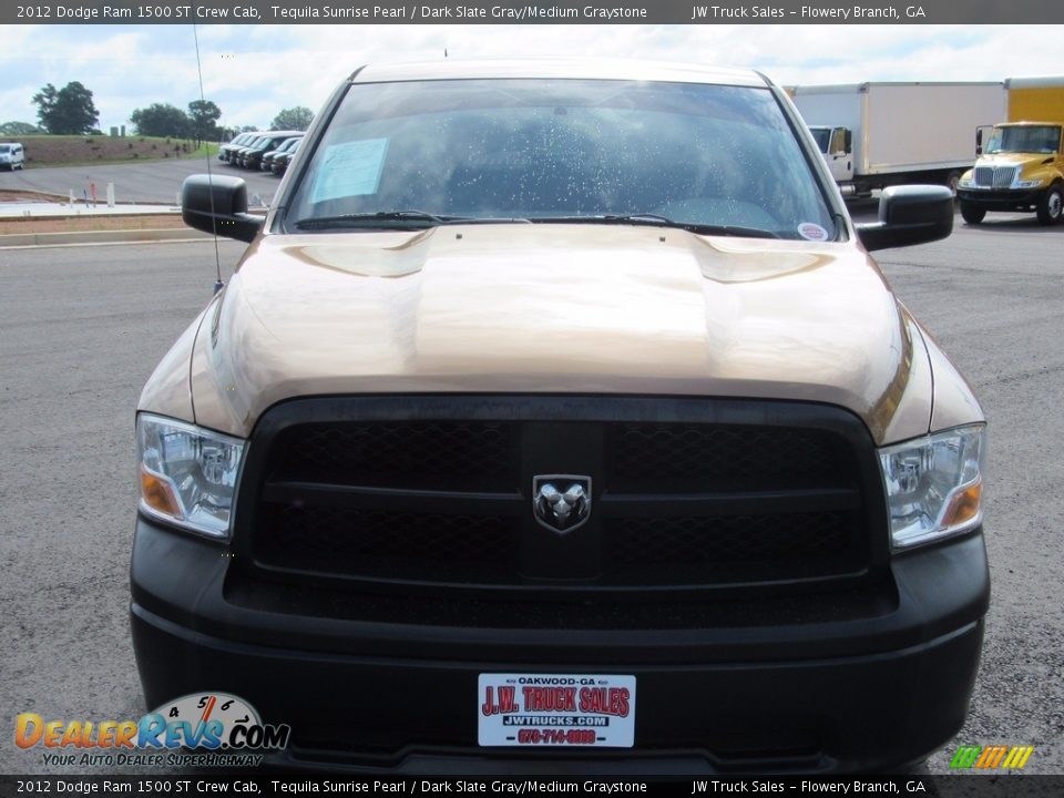 2012 Dodge Ram 1500 ST Crew Cab Tequila Sunrise Pearl / Dark Slate Gray/Medium Graystone Photo #3