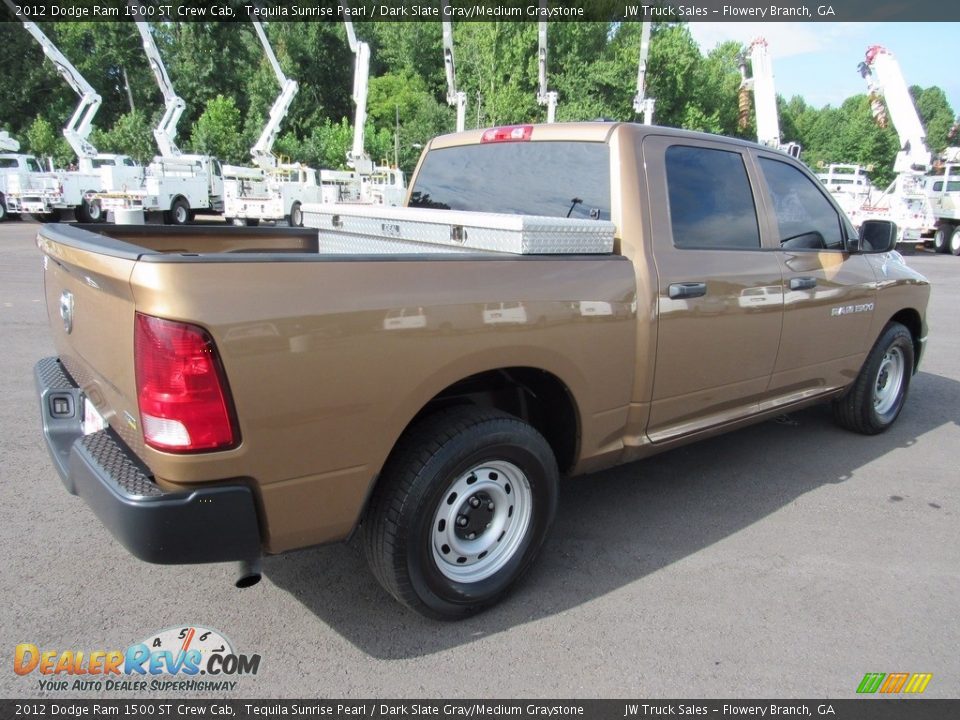 2012 Dodge Ram 1500 ST Crew Cab Tequila Sunrise Pearl / Dark Slate Gray/Medium Graystone Photo #6