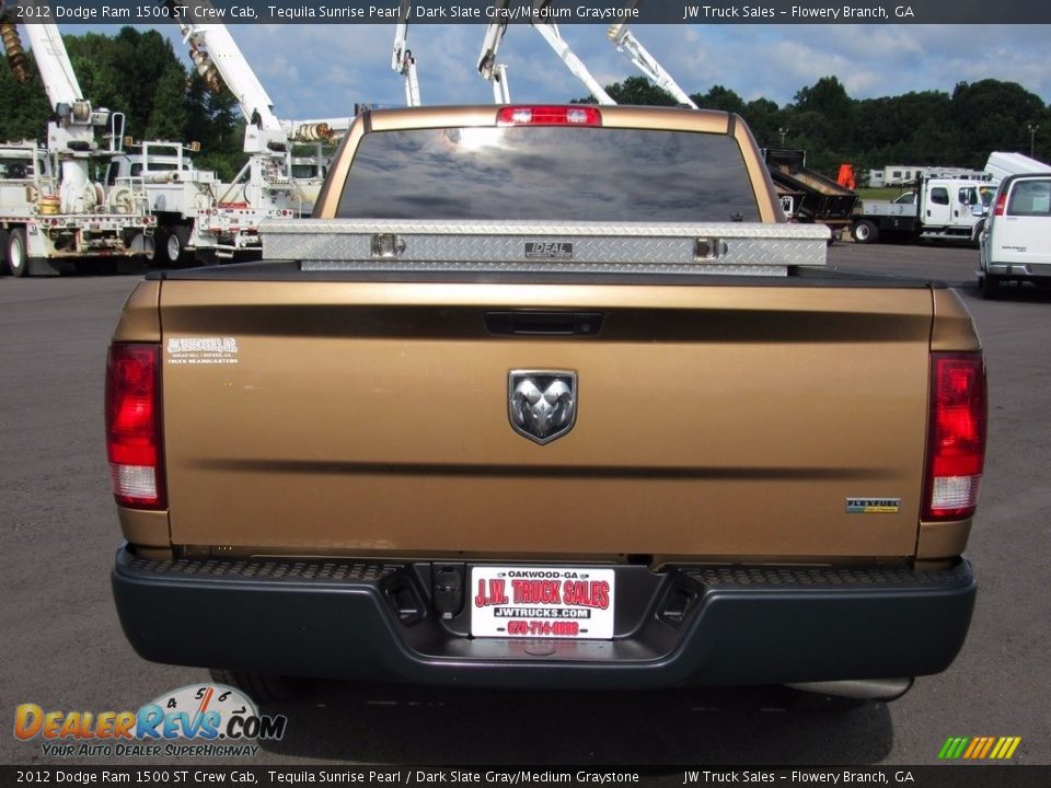 2012 Dodge Ram 1500 ST Crew Cab Tequila Sunrise Pearl / Dark Slate Gray/Medium Graystone Photo #7