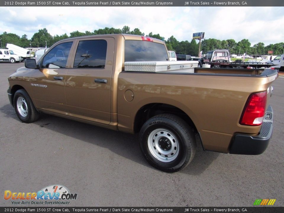 2012 Dodge Ram 1500 ST Crew Cab Tequila Sunrise Pearl / Dark Slate Gray/Medium Graystone Photo #8