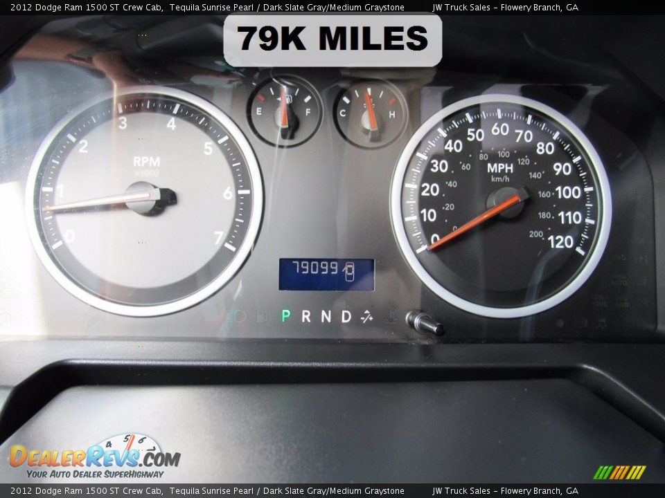 2012 Dodge Ram 1500 ST Crew Cab Tequila Sunrise Pearl / Dark Slate Gray/Medium Graystone Photo #13