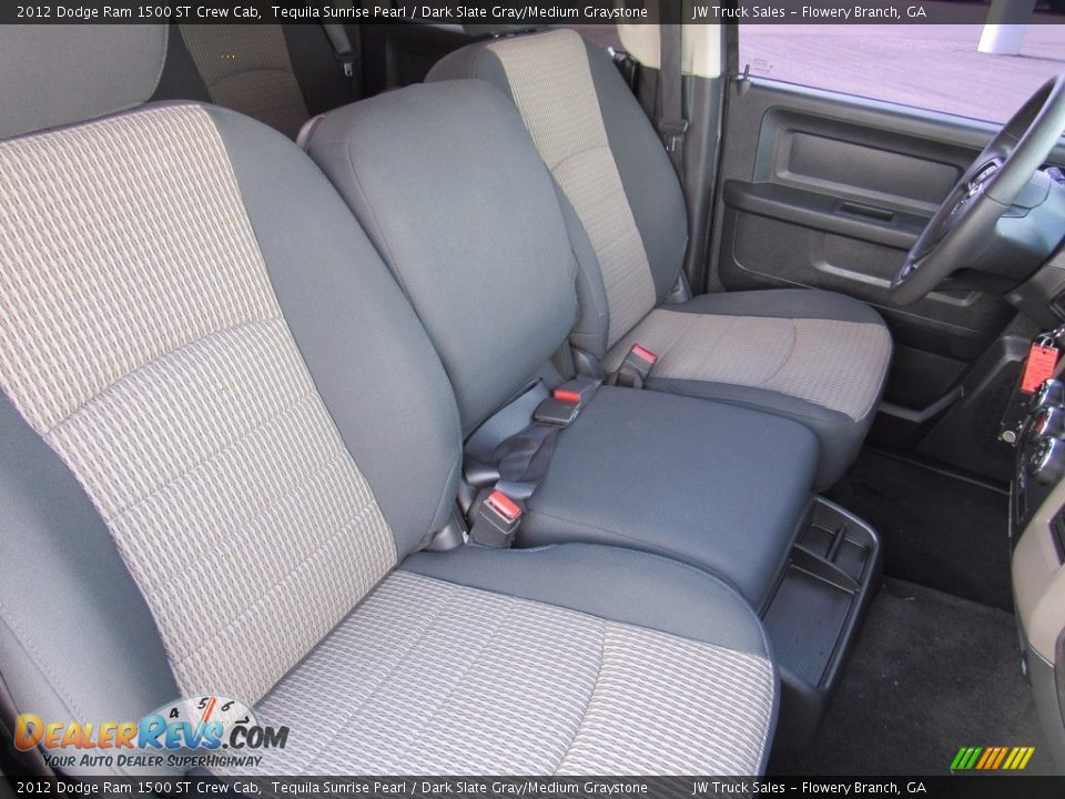 2012 Dodge Ram 1500 ST Crew Cab Tequila Sunrise Pearl / Dark Slate Gray/Medium Graystone Photo #19