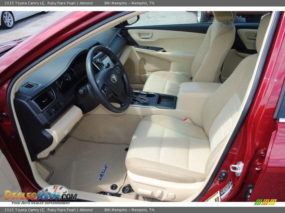 2015 Toyota Camry LE Ruby Flare Pearl / Almond Photo #11