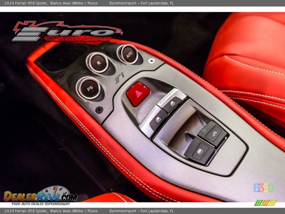 2014 Ferrari 458 Spider Bianco Avus (White) / Rosso Photo #37