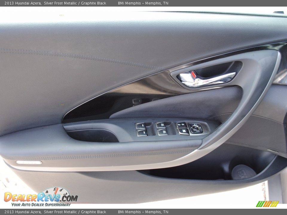 2013 Hyundai Azera Silver Frost Metallic / Graphite Black Photo #10