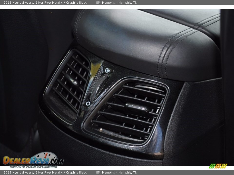 2013 Hyundai Azera Silver Frost Metallic / Graphite Black Photo #32