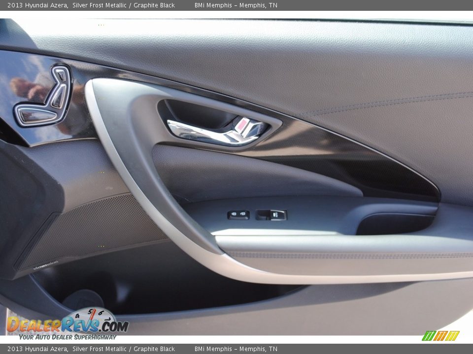 2013 Hyundai Azera Silver Frost Metallic / Graphite Black Photo #34