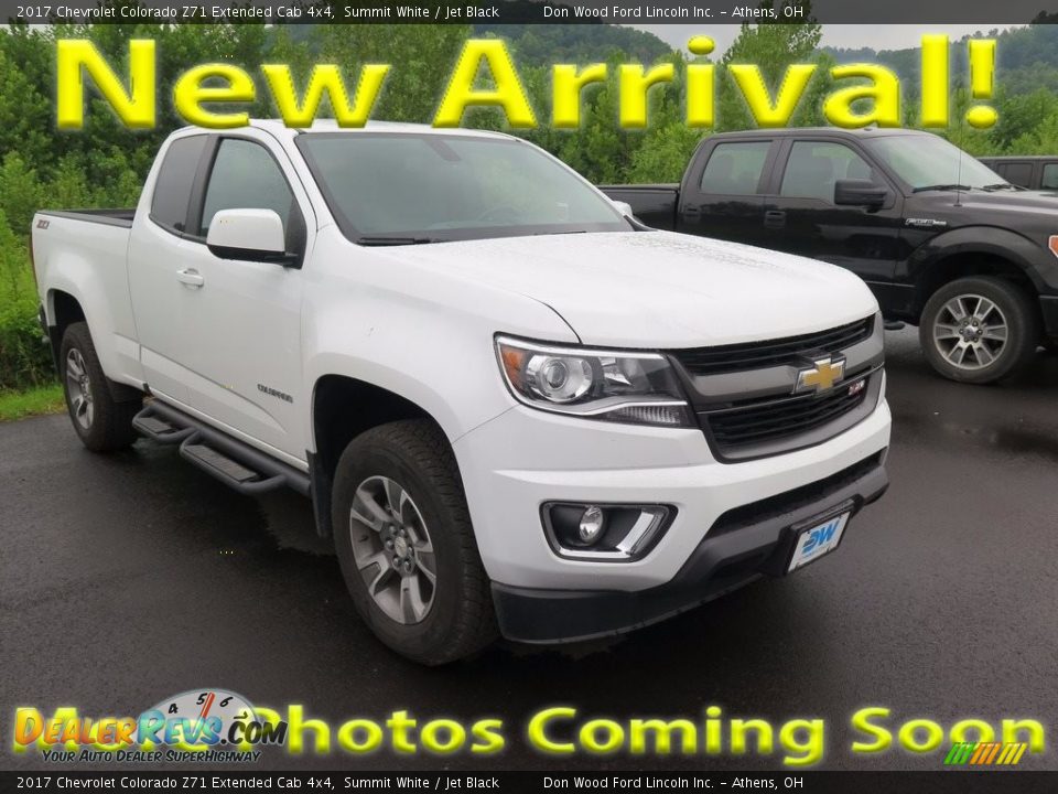 2017 Chevrolet Colorado Z71 Extended Cab 4x4 Summit White / Jet Black Photo #1