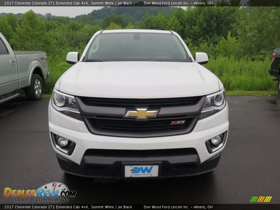 2017 Chevrolet Colorado Z71 Extended Cab 4x4 Summit White / Jet Black Photo #2