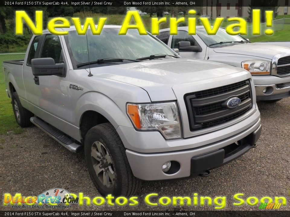 2014 Ford F150 STX SuperCab 4x4 Ingot Silver / Steel Grey Photo #1
