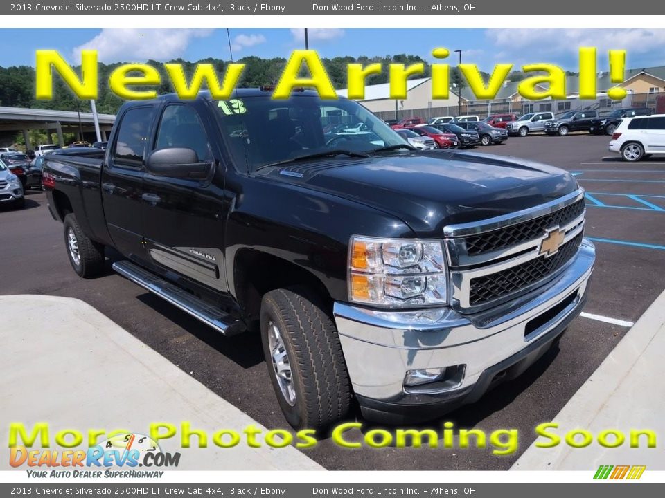 2013 Chevrolet Silverado 2500HD LT Crew Cab 4x4 Black / Ebony Photo #1