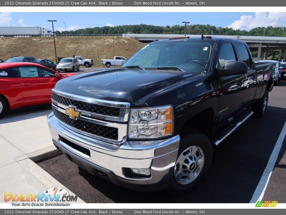 2013 Chevrolet Silverado 2500HD LT Crew Cab 4x4 Black / Ebony Photo #3