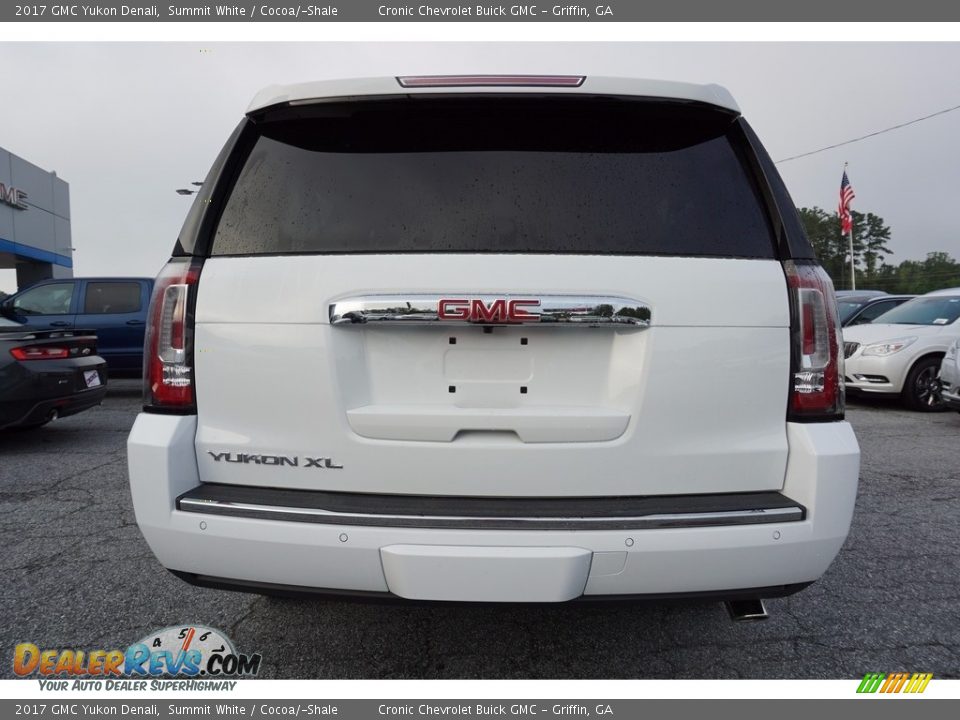 2017 GMC Yukon Denali Summit White / Cocoa/­Shale Photo #6