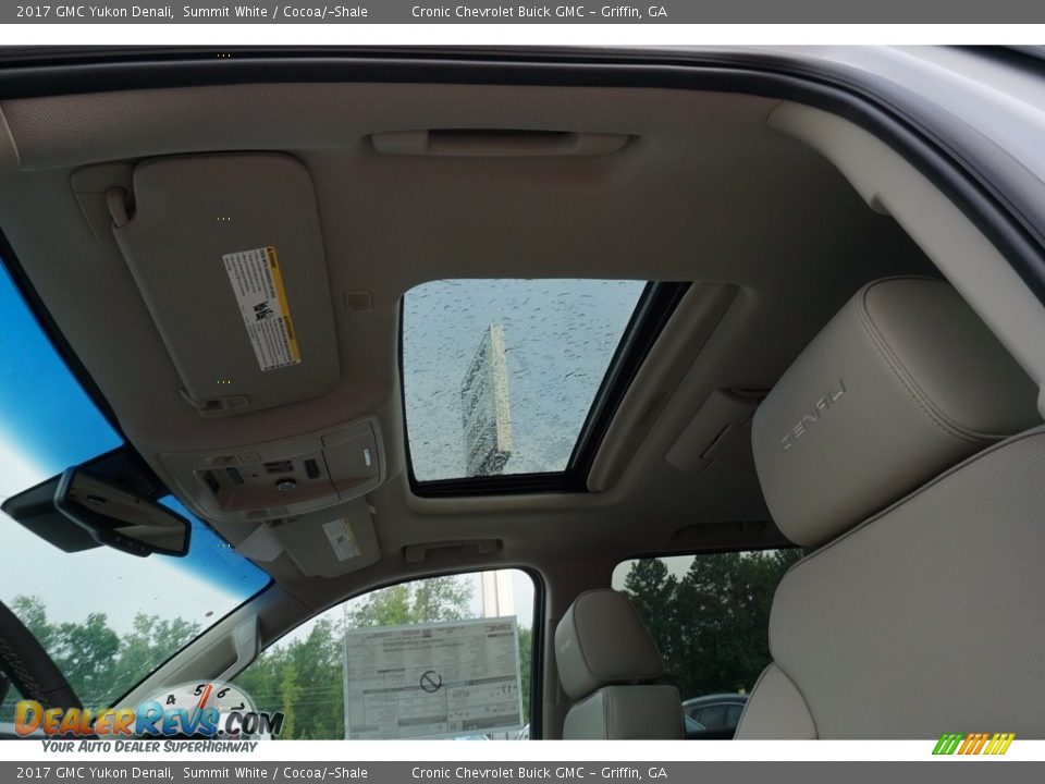 2017 GMC Yukon Denali Summit White / Cocoa/­Shale Photo #11