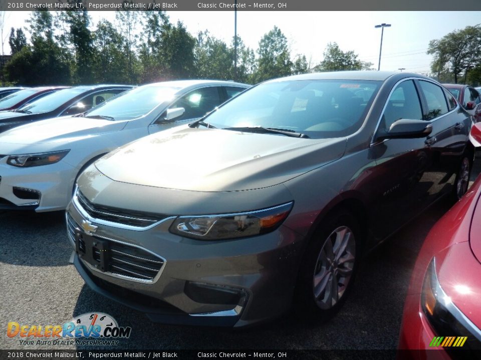 2018 Chevrolet Malibu LT Pepperdust Metallic / Jet Black Photo #1