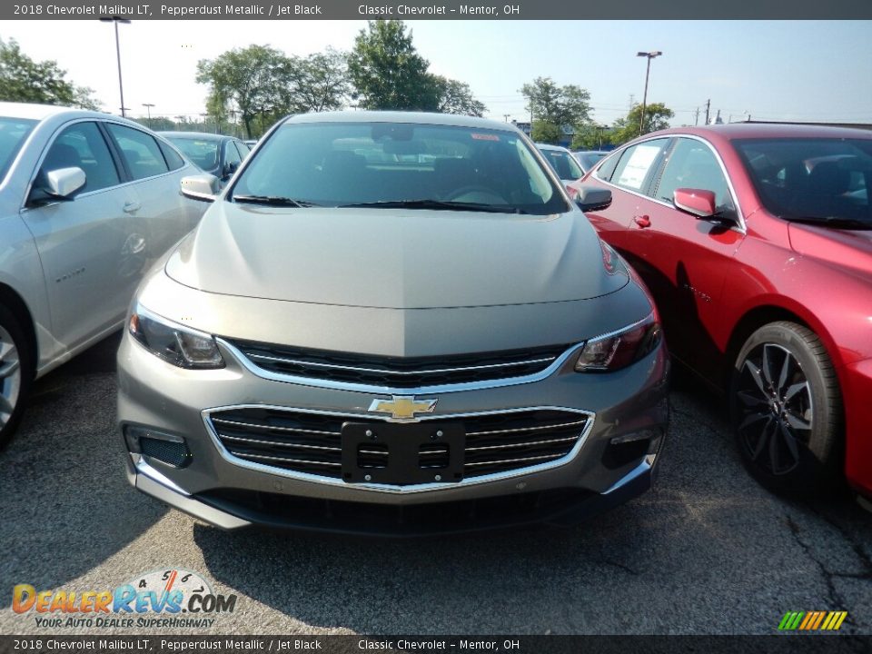 2018 Chevrolet Malibu LT Pepperdust Metallic / Jet Black Photo #2