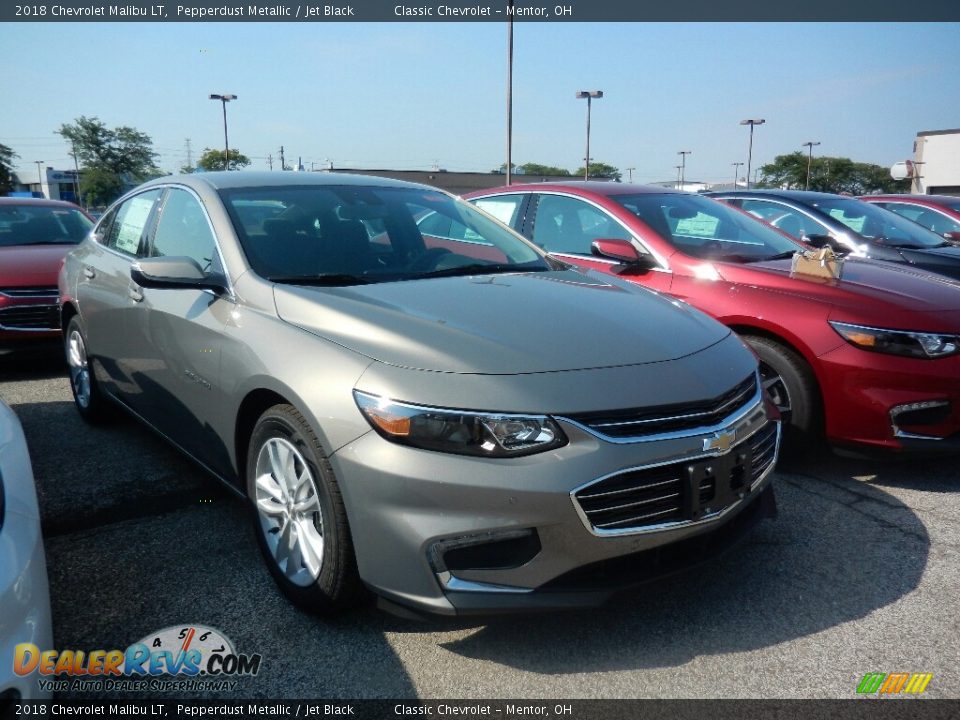 2018 Chevrolet Malibu LT Pepperdust Metallic / Jet Black Photo #3