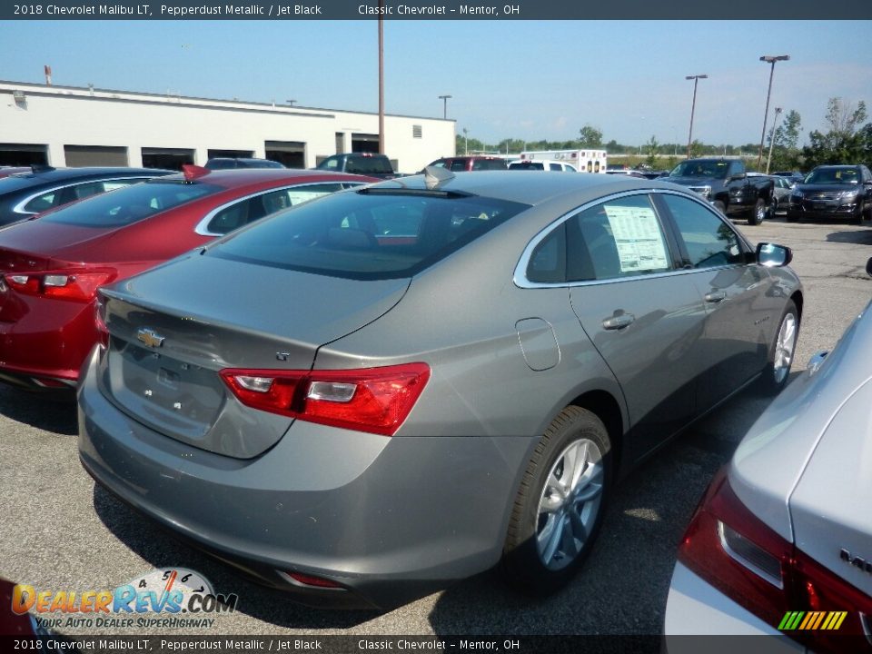 2018 Chevrolet Malibu LT Pepperdust Metallic / Jet Black Photo #5