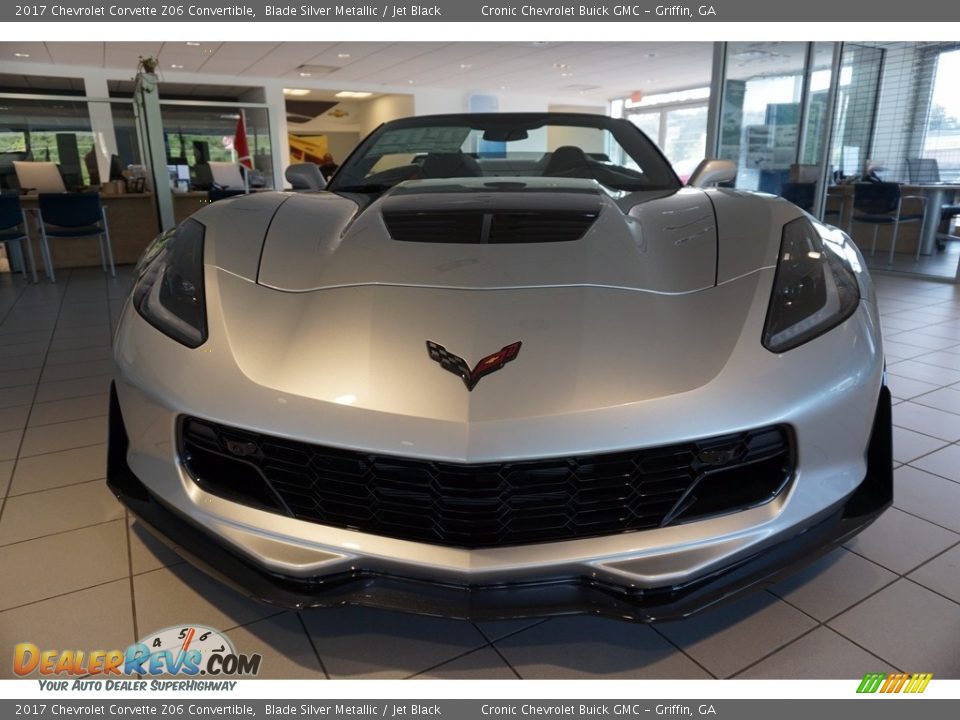 2017 Chevrolet Corvette Z06 Convertible Blade Silver Metallic / Jet Black Photo #2