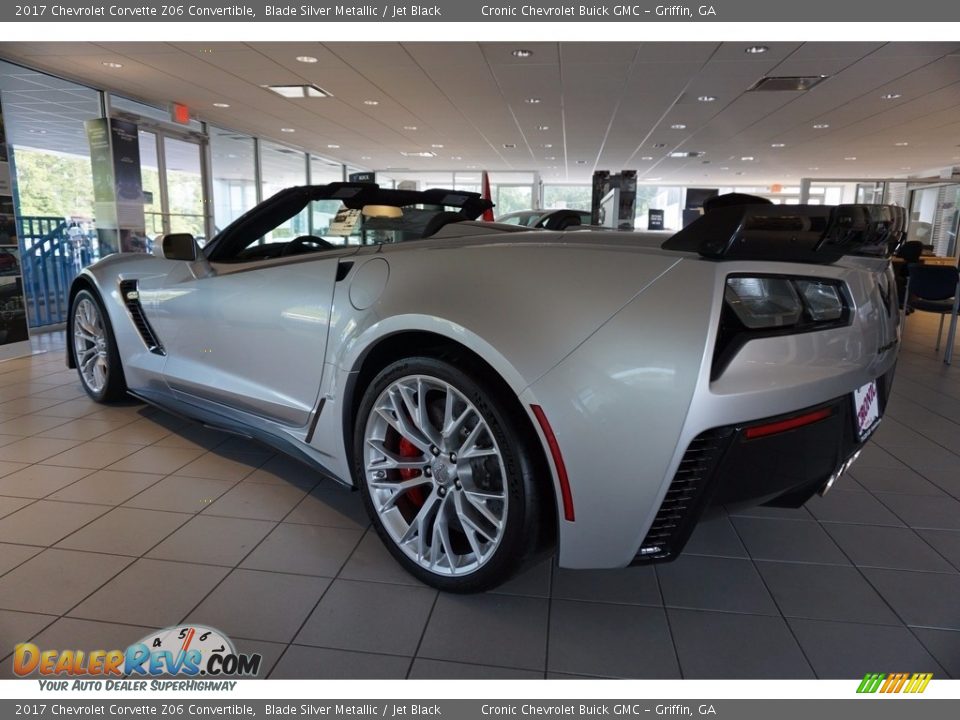 2017 Chevrolet Corvette Z06 Convertible Blade Silver Metallic / Jet Black Photo #5