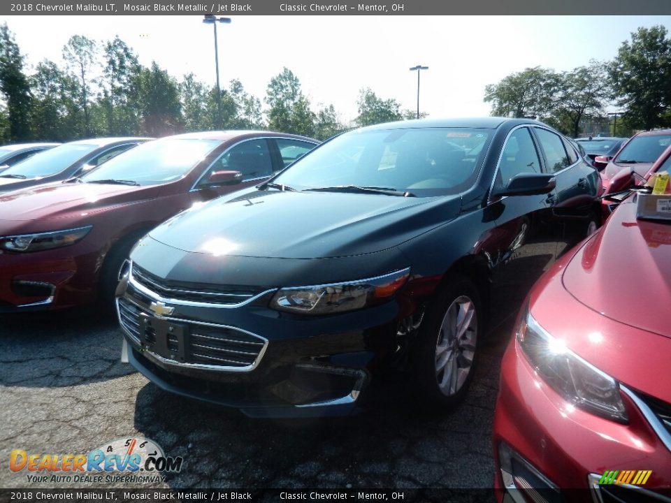 2018 Chevrolet Malibu LT Mosaic Black Metallic / Jet Black Photo #1