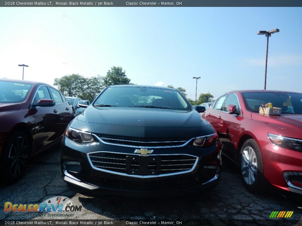 2018 Chevrolet Malibu LT Mosaic Black Metallic / Jet Black Photo #2