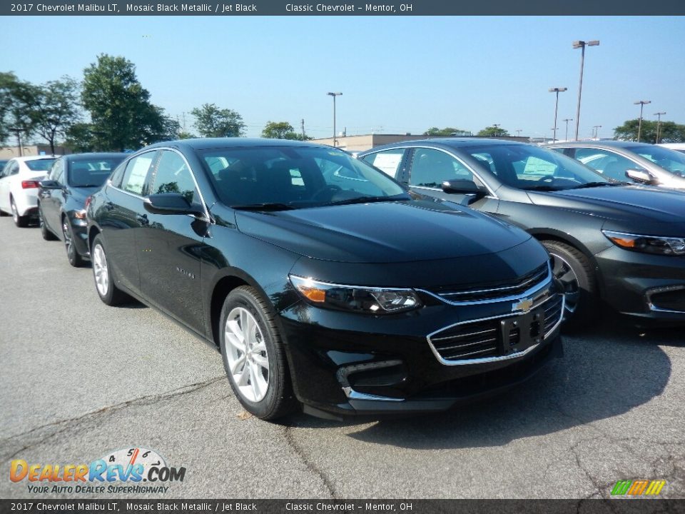 2017 Chevrolet Malibu LT Mosaic Black Metallic / Jet Black Photo #3