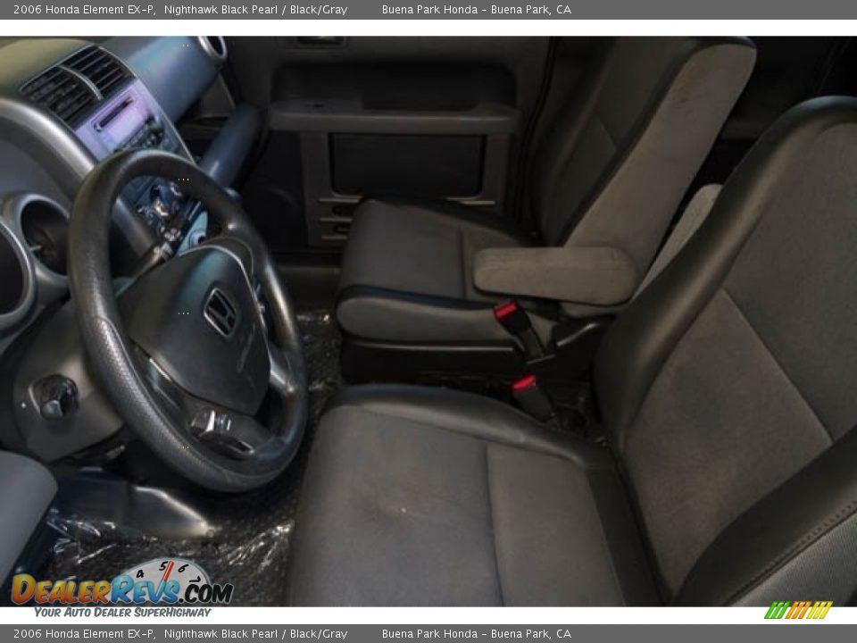 2006 Honda Element EX-P Nighthawk Black Pearl / Black/Gray Photo #3