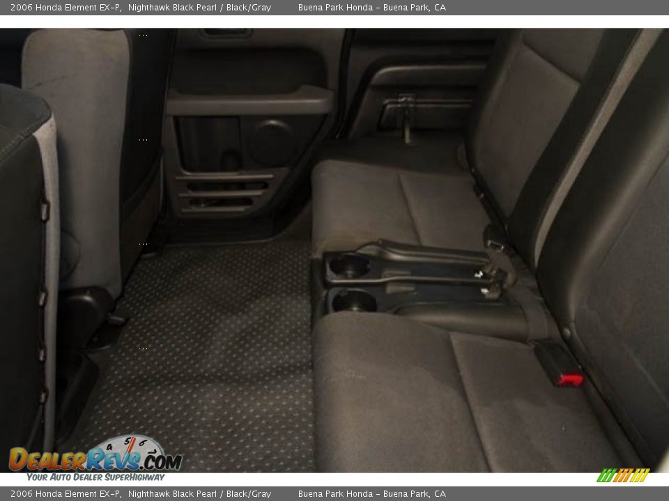 2006 Honda Element EX-P Nighthawk Black Pearl / Black/Gray Photo #4