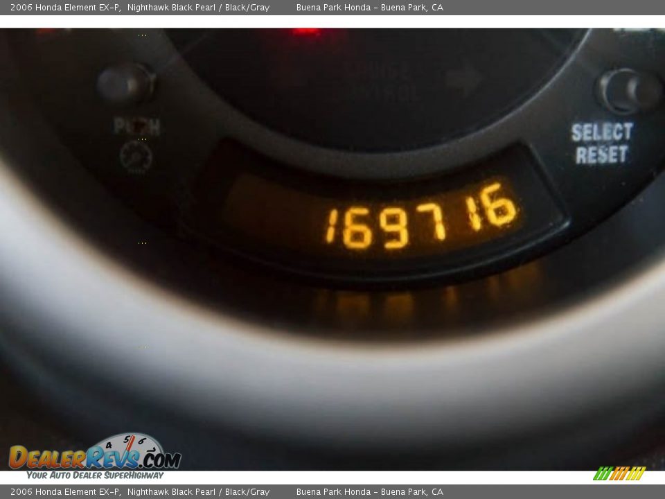 2006 Honda Element EX-P Nighthawk Black Pearl / Black/Gray Photo #6