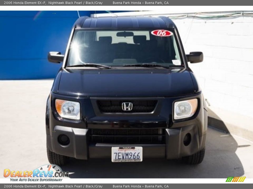 2006 Honda Element EX-P Nighthawk Black Pearl / Black/Gray Photo #7